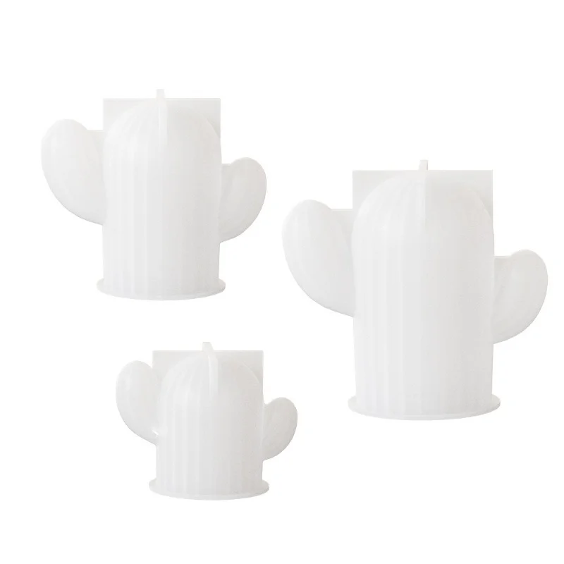 Силиконовая форма для подсвечника в виде кактуса сделай сам ароматерапии гипса