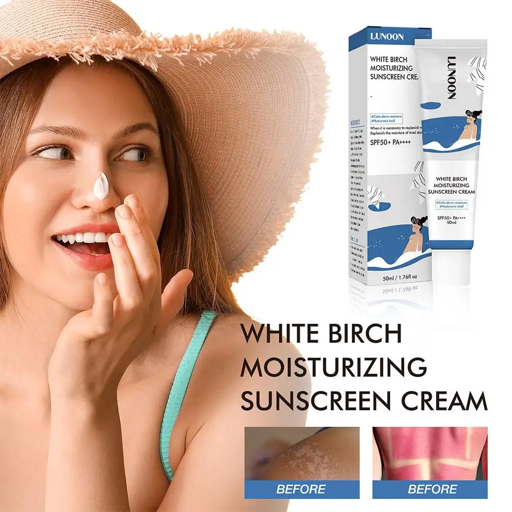 

50g Whitening Sunscreen Facial Body Skin UV Protective Body Moisturizing Anti-Aging Skin SPF50 Cream Care Oil-control A7P9