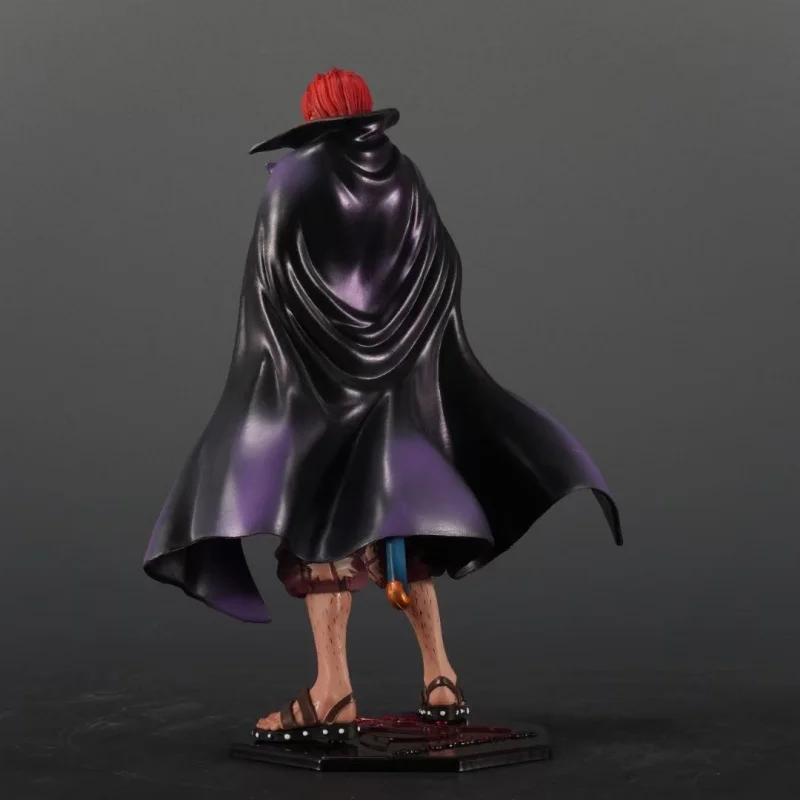 24 5 см цельная аниме-фигурка из ПВХ стоящие красные волосы Yonko Shanks рисунок с мечом