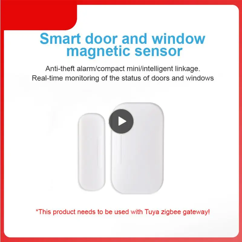 

Smart Life Zigbee Door Sensor Low Power Door Open / Closed Detectors Smart Home Small Door And Window Sensor