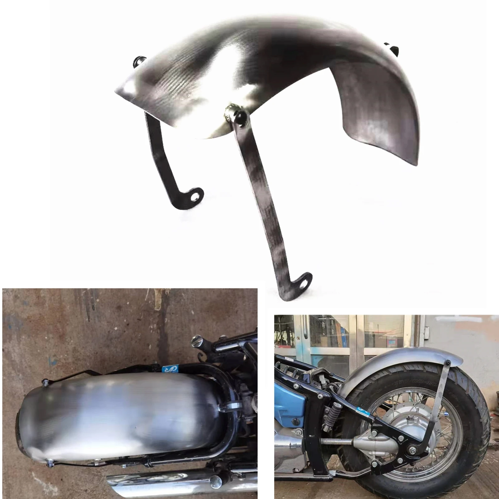 

Motocycle Steel Rear Fender For YAMAHA DRAGSTAR 400 650 1100 Universal Motorbike Wheel Mudguard Splash Shield Guard Plate Cover