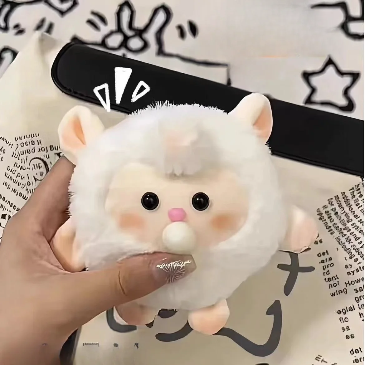 Eggy PartyFantasy статуэтки кукла из ягненка которая затягивает пузыри Изысканный милый