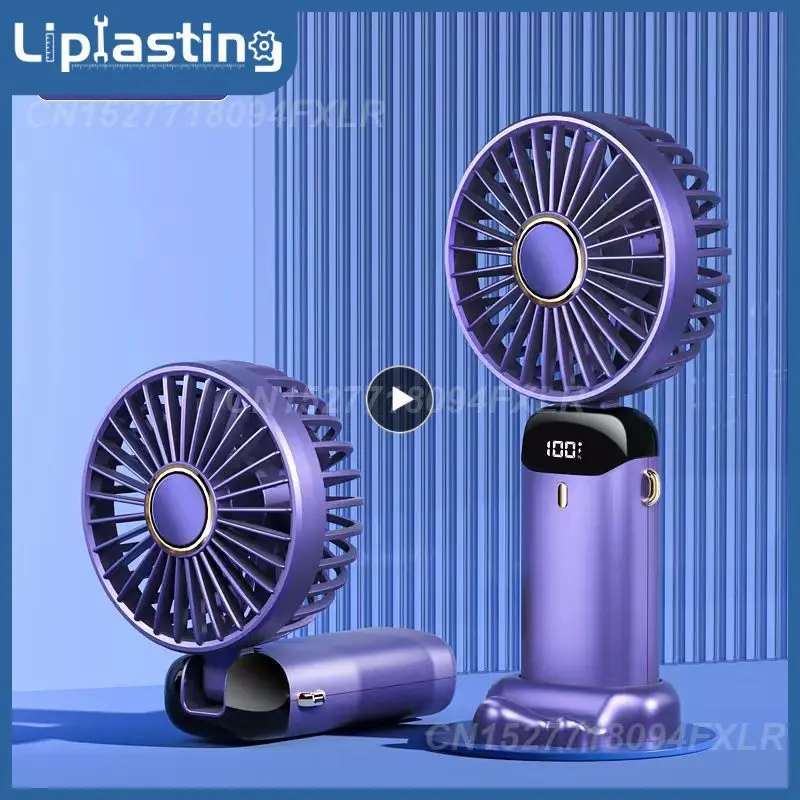 

Digital Small Electric Fan Handheld Fan Portable Mini Fan Usb Rechargeable Office Student Small Electric Fan Mini Fan Mute Fan