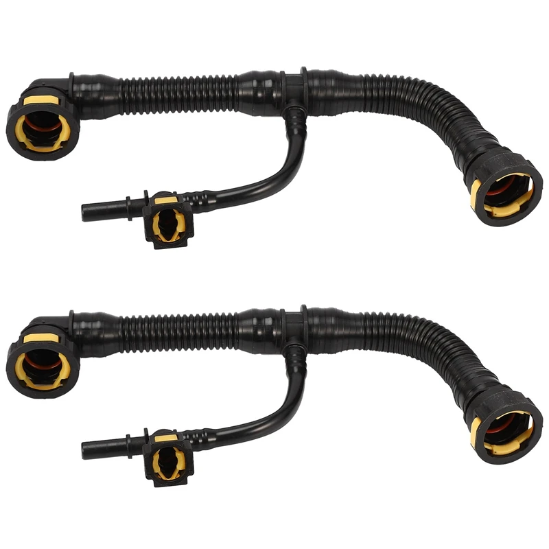 

2X Engine Vest Hose Cylinder Head Cover Oil Breather Pipes 1192WZ For Peugeot 1007 206 SW 207 307 SW Citroen C2 C3 C4