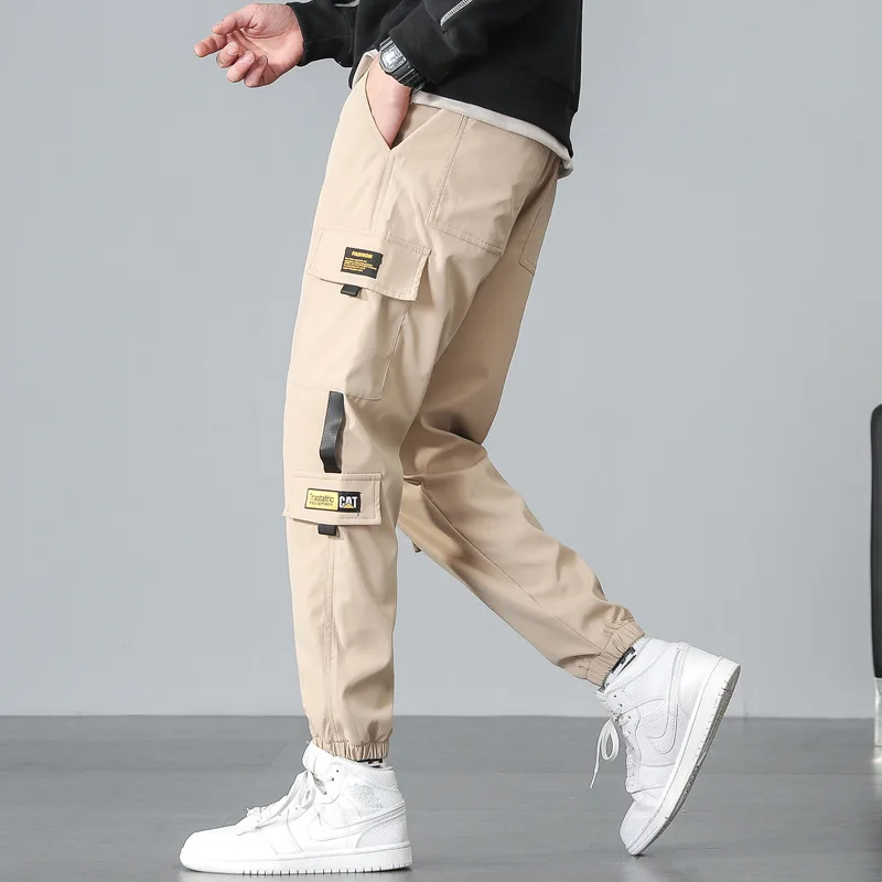 

Summer Casual Working Pants Trendy Handsome Long Pants Men's Autumn Youth Thin