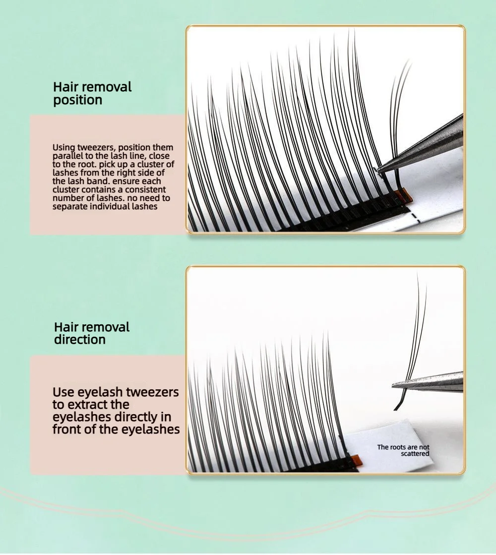 Наращивание ресниц Flora Fairy 3D5D6D - Дизайн «Цветок-колосок» и легкий дизайн «Цветок» - Ресницы с эффектом объема, готовые к использованию (art.: 3920d9c38b750) - 3920d9c38b750