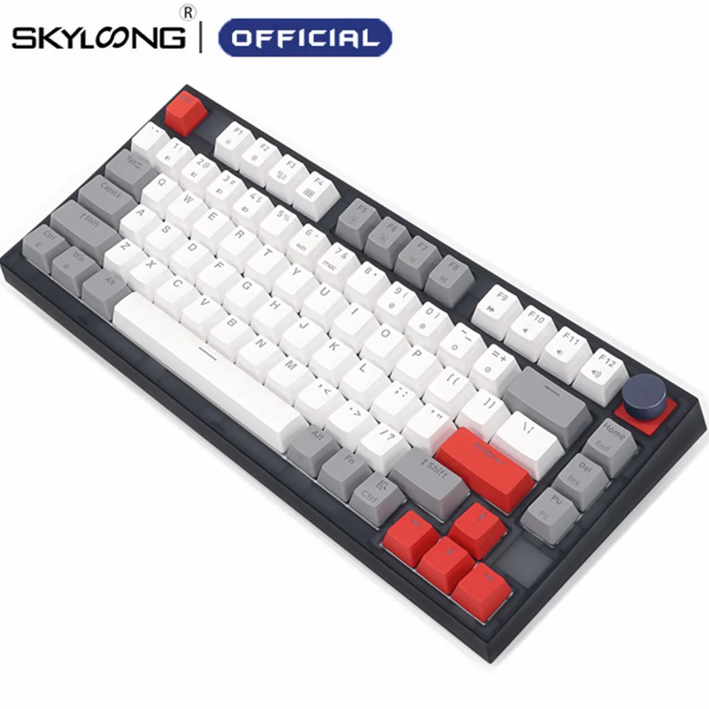Механическая клавиатура SKYLOONG GK75, оптический переключатель, популярная Замена клавиш PBT, проводная клавиатура с одной подсветкой для программируемой WIN MAC