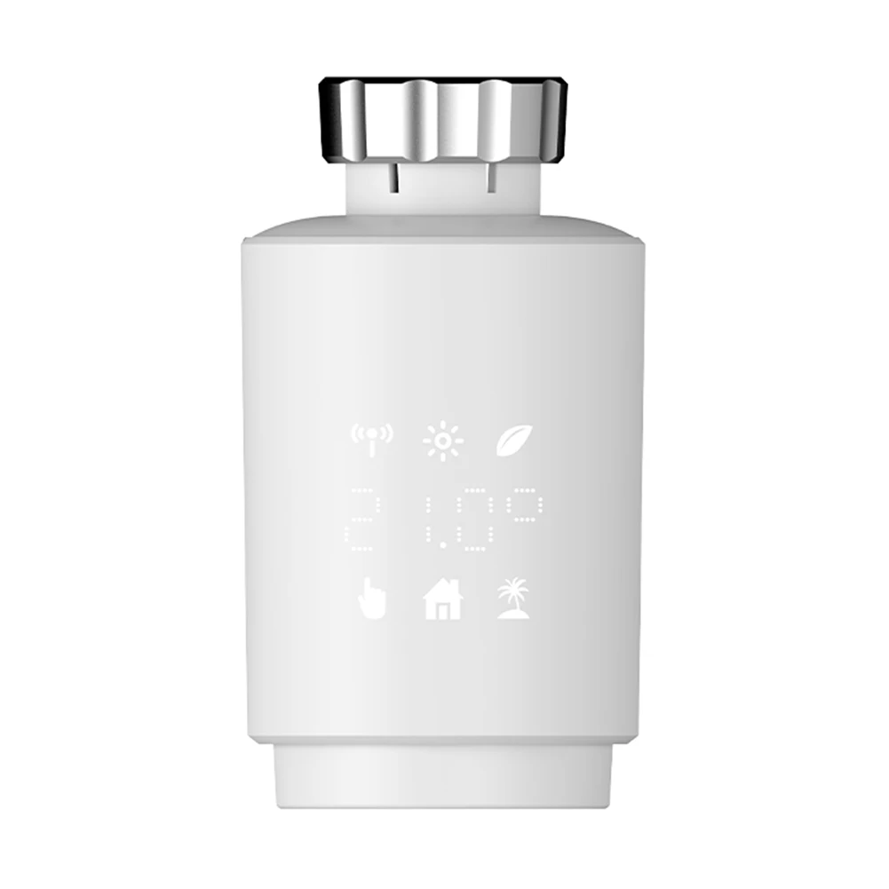 

Умный привод радиатора Tuya ZigBee3.0, программируемый термостатический клапан радиатора, регулятор температуры, Настройка 2MQTT с Alexa