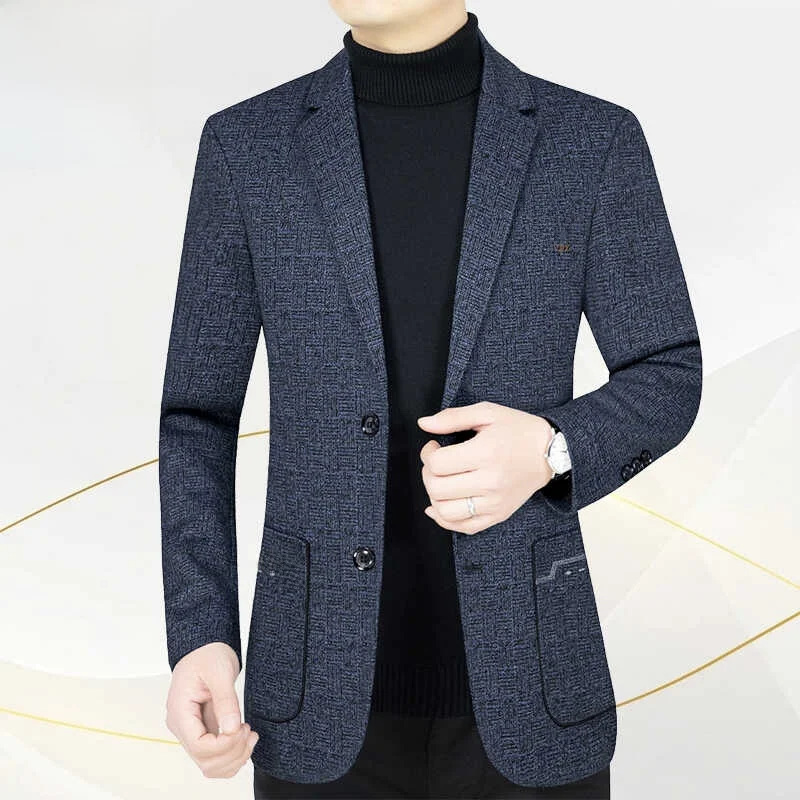 Новый мужской повседневный костюм Woodpecker на весну и осень высококачественная