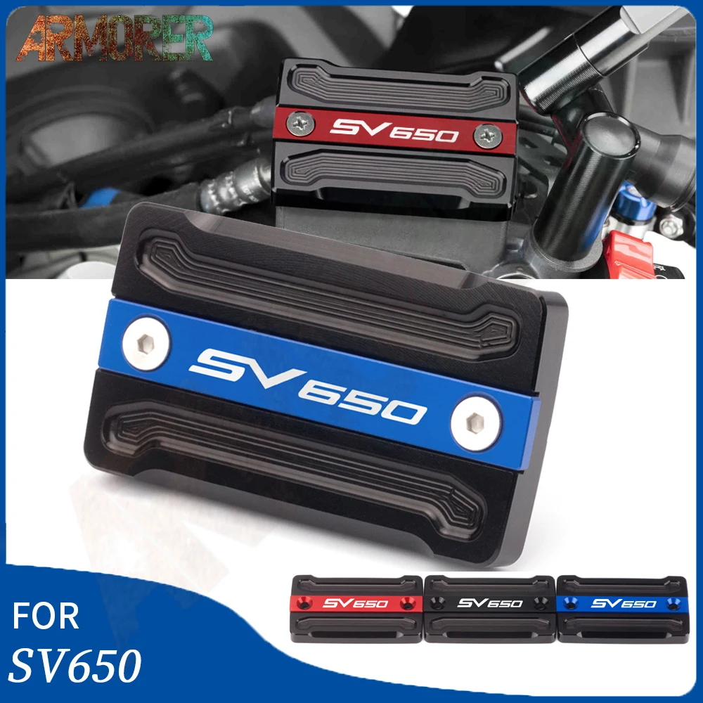 

For Suzuki SV650 S SV 650 SV650S SV 650 SV650X SV1000 Motorcycle Accessories CNC Brake Fluid Tank Cap For Fluid Reservoir Cover