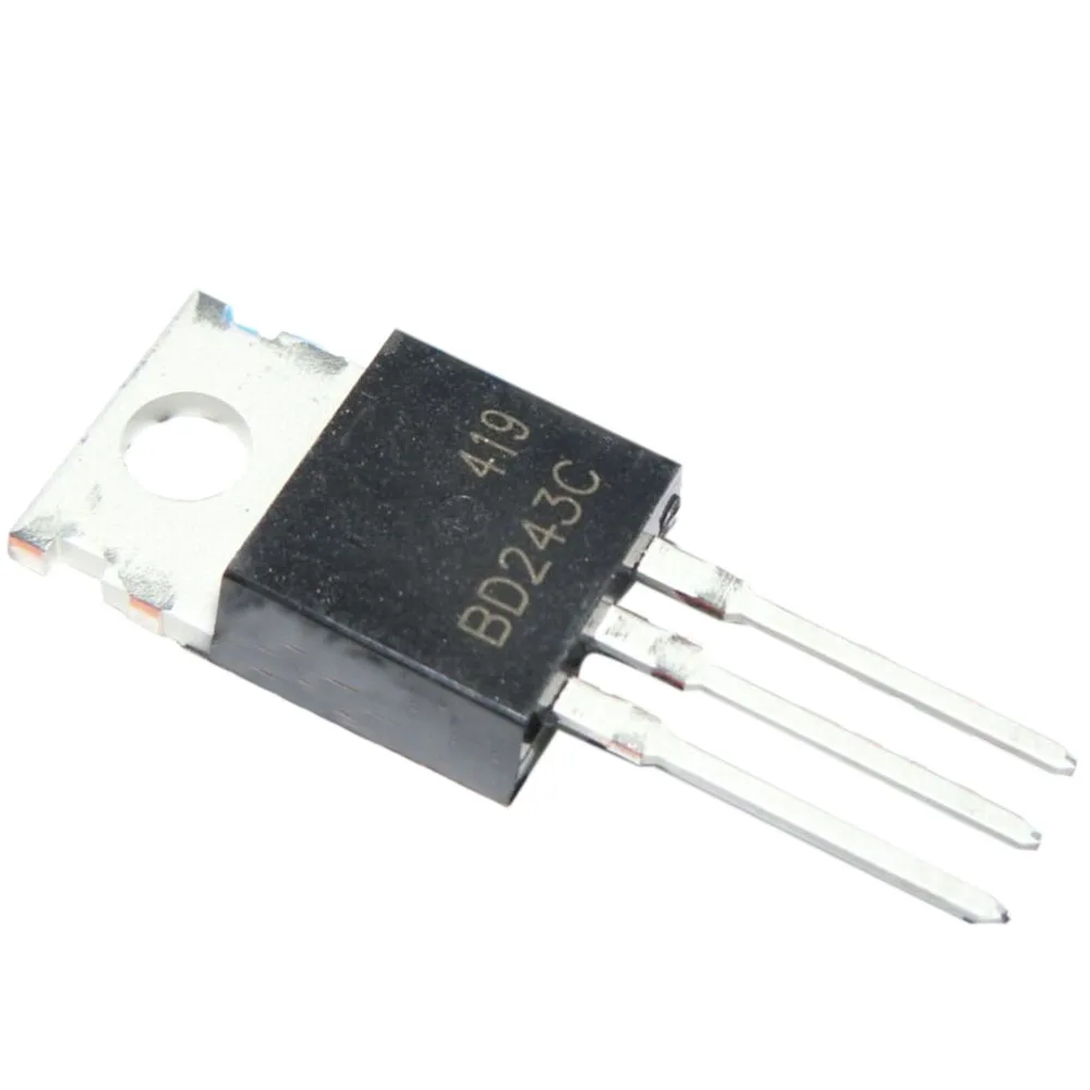 

10pcs/lot BD243C TO220 BD243 100V 6A TO-220 Bipolar Transistors NPN General Purpose new original