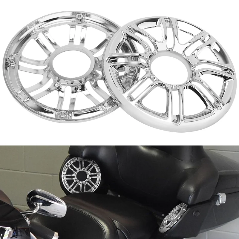 

Motorcycle Accessories Speaker Grills Cover Case For Harley Touring Ultra Classic Electra Glide Road Glide 1998-2013