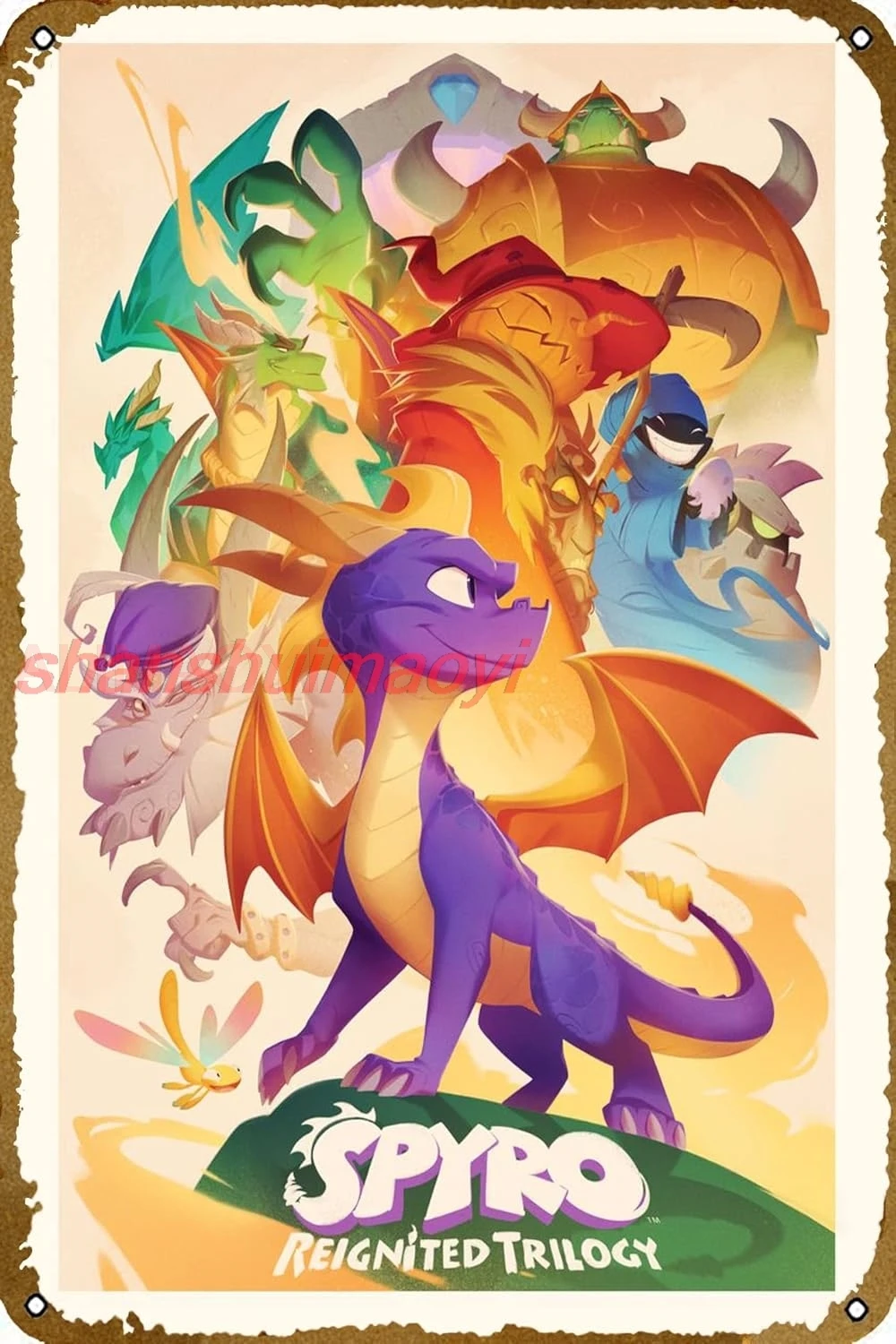 Металлический плакат Мир Шпиро LL