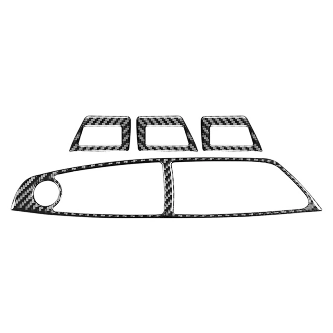 

Наклейки на панель подлокотника стеклопереключателя из углеродного волокна для BMW- 5 серии F10 2011-2017 (LHD)