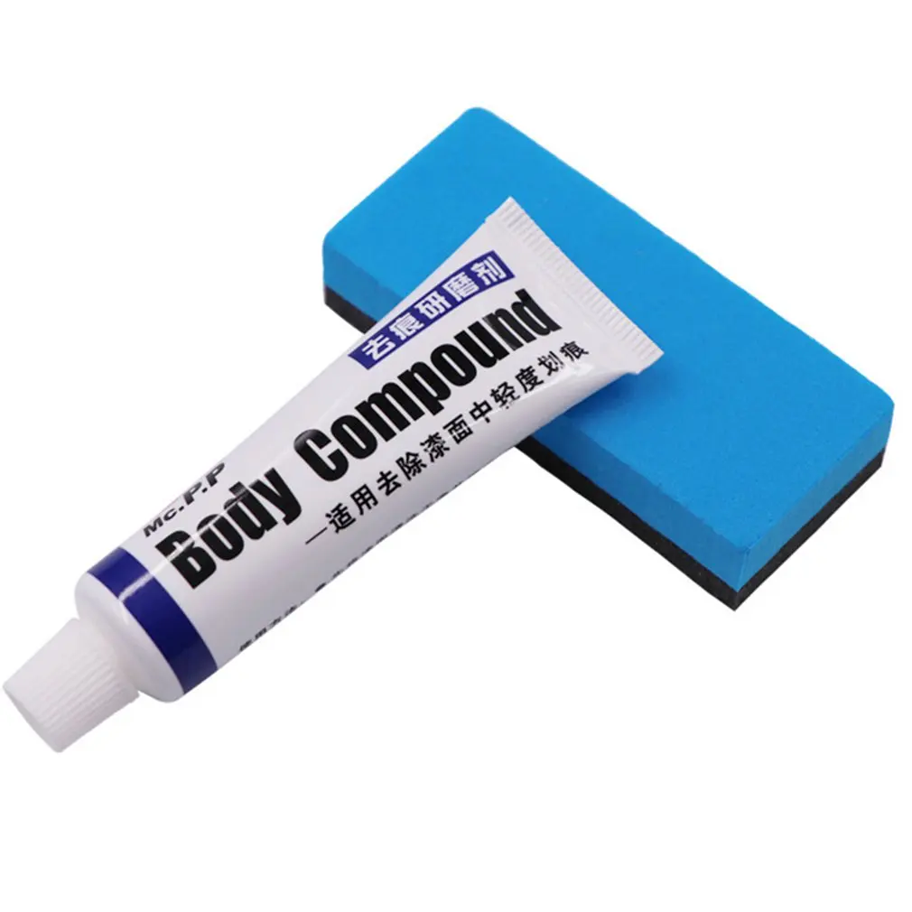 

Car Scratch Paint Care Body Compound Polishing Grinding Paste Repair Remover Abrasives And Sponge Set