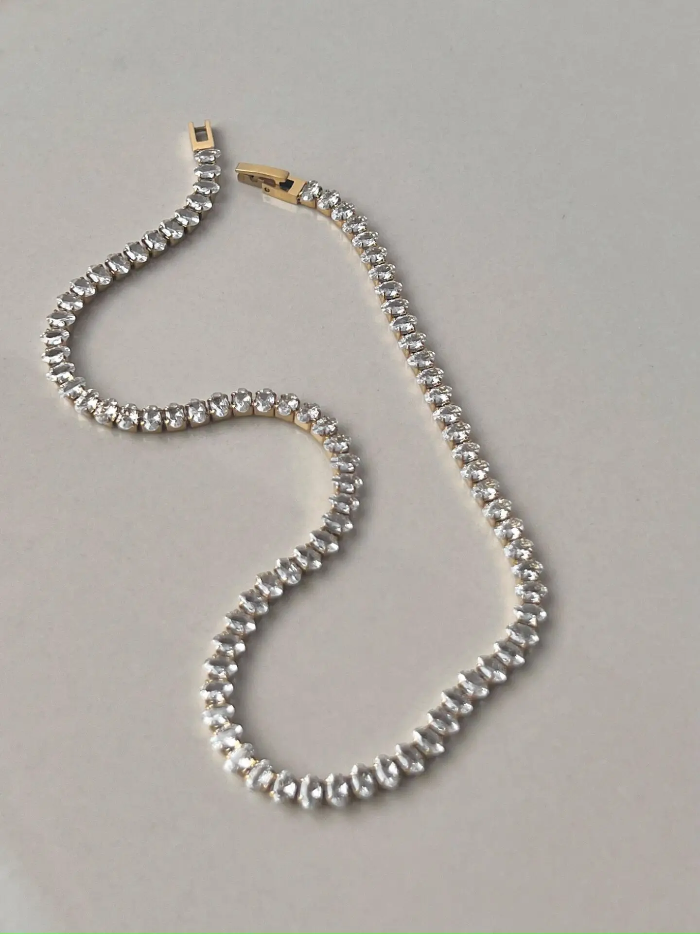 

Titanum AAA ожерелье из циркона ожерелье женские ювелирные изделия панк дизайнерское подиумное редкое простое платье в стиле бохо Япония корейс...