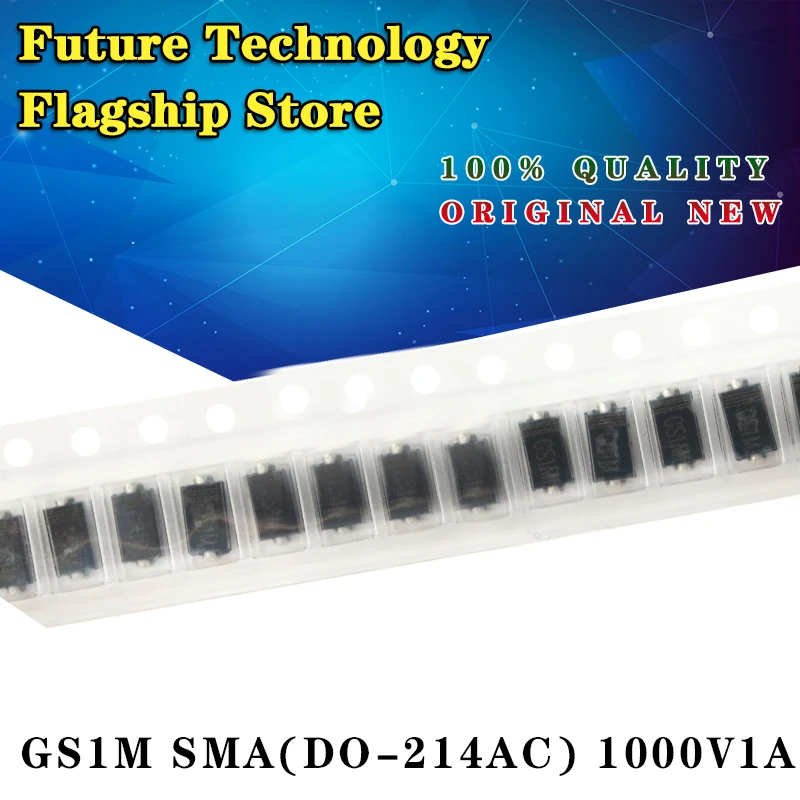 

100 шт./лот SMD выпрямительный диод GS1M S1M SMA в наличии