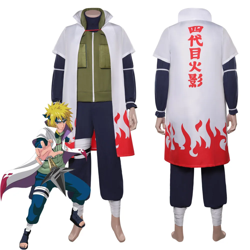 

Anime Namikaze Minato Cosplay Costume Outfits Halloween Carnival Suit