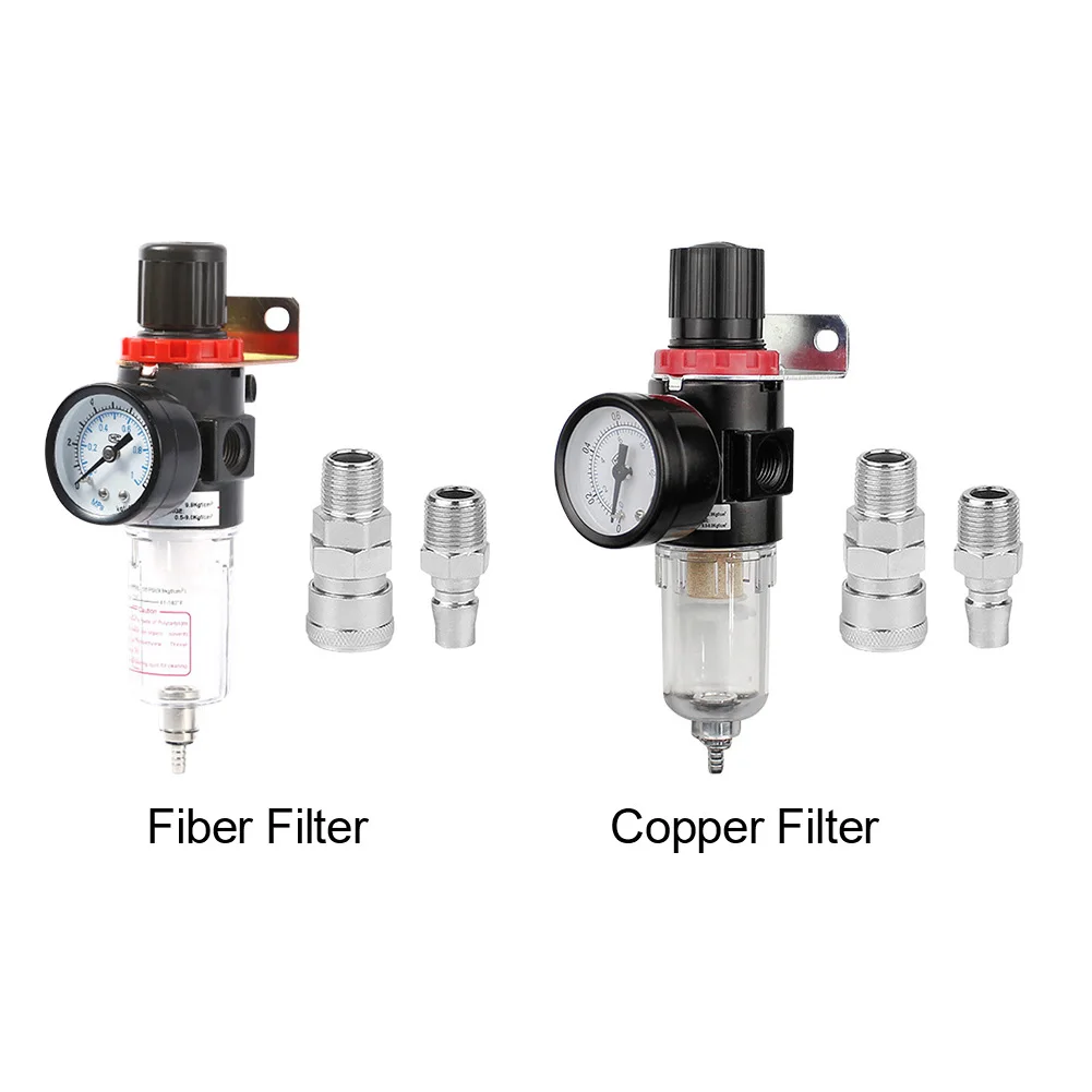 AFR2000 масловодоотделитель влагоотделитель с манометром воздушный компрессор