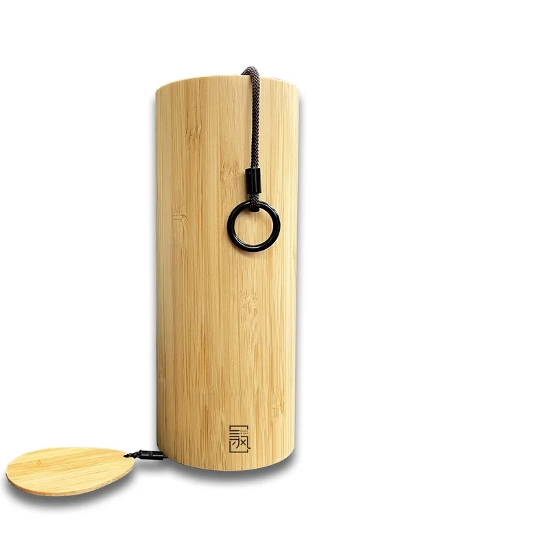 

Bamboo Wind Chimes Big Bell Craft Wood Handmade Indoor And Outdoor Wall Hanging Wind Chime Room Home Decoration