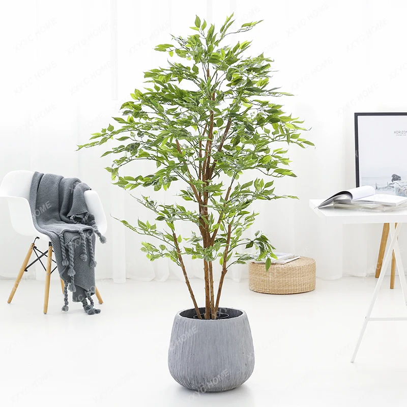 Имитация деревьев Banyan искусственные деревья украшение для дома окна кофейни