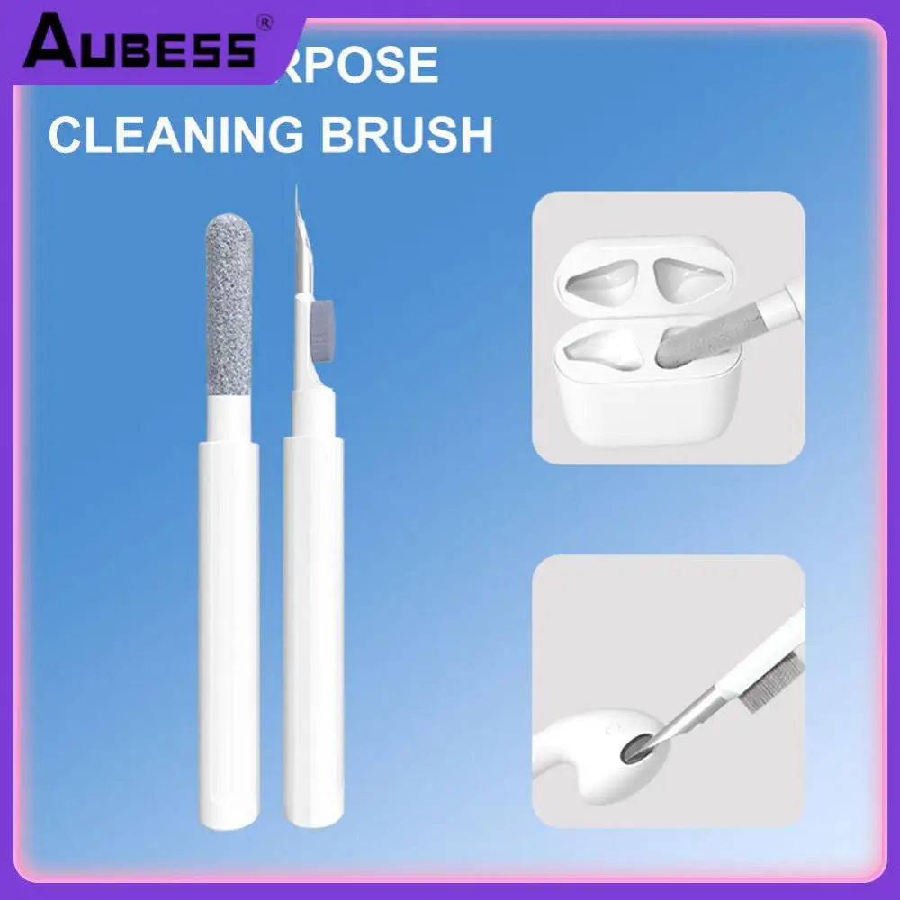 

With Handle Wireless Headphones Case Cleaning Tools Portable Earbuds Pen Brush Multi Purpose Earphones Cleaner Kit