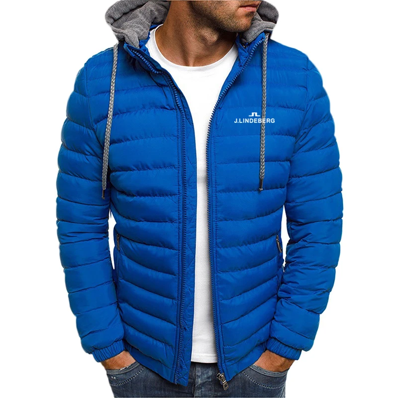 

Winter New J Lindeberg Hooded Jacket Men's Jacket Zipper Jacket Sports Autumn Golf Brand Men's Jacket Casual Male Jacket Tops