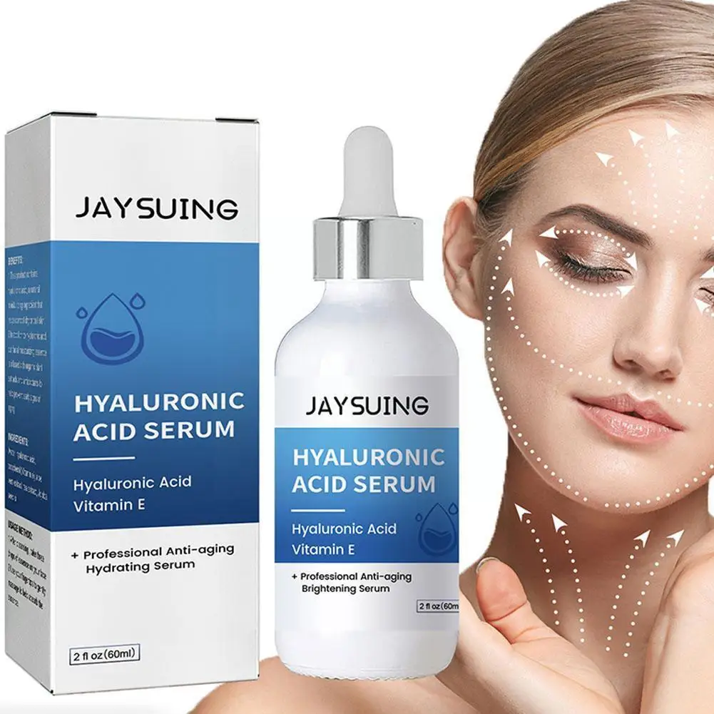 

Hyaluronic Acid Essence Reduces Wrinkles Facial Moisturizing Firming Scars 60ml Lifting Whitening Moisturizing Repairs Skin K7F7