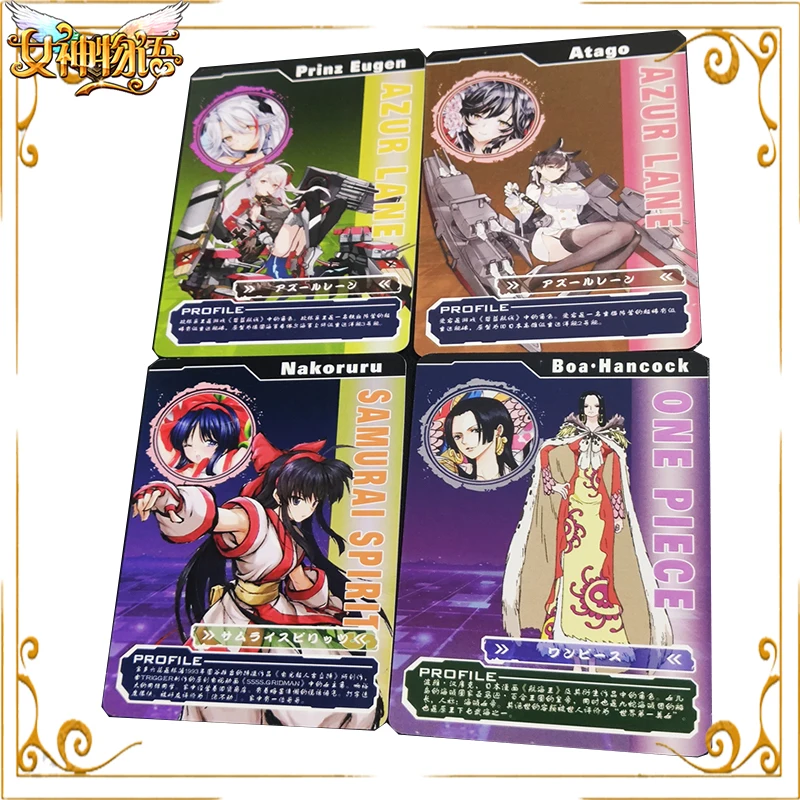 

Goddess Story ONE PIECE hr Cards Boa Hancock Atago Prinz eugen Anime Figure Bronzing Game Collection Card Toy Birthday Gift