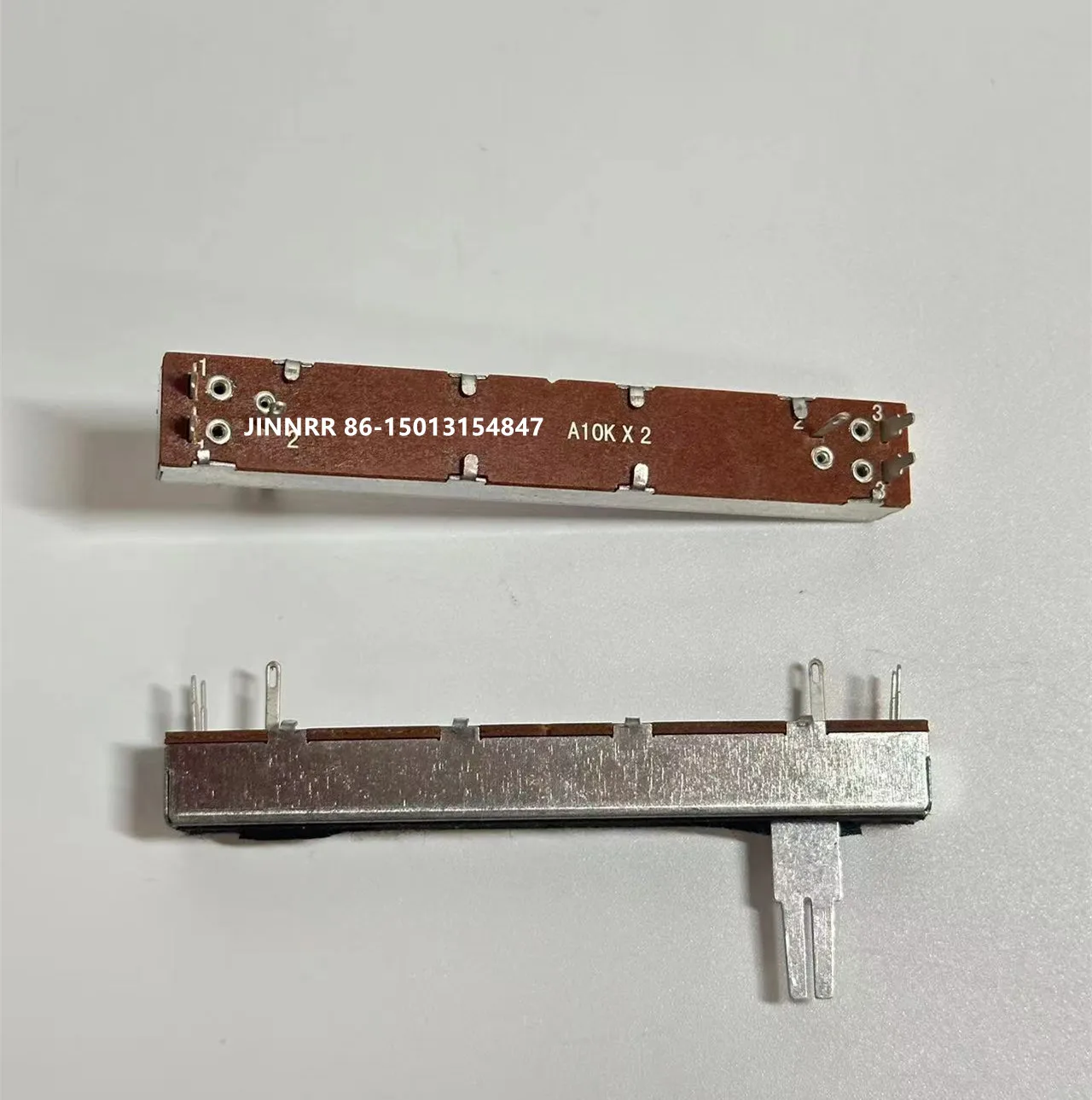 

2 шт. 88 мм Φ потенциометр A10Kx2 / B10K/ A50K, двухканальная ручка фейдера 20 ММ6, ширина 12 мм, высота 11 мм