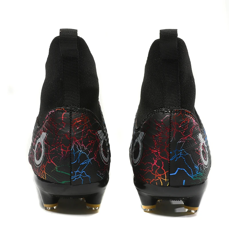 Futsal Football Boots Light Soccer Shoes Men Non-slip Chuteira Campo Cleats Training Sneakers TF/AG PU Football Shoes for Boys