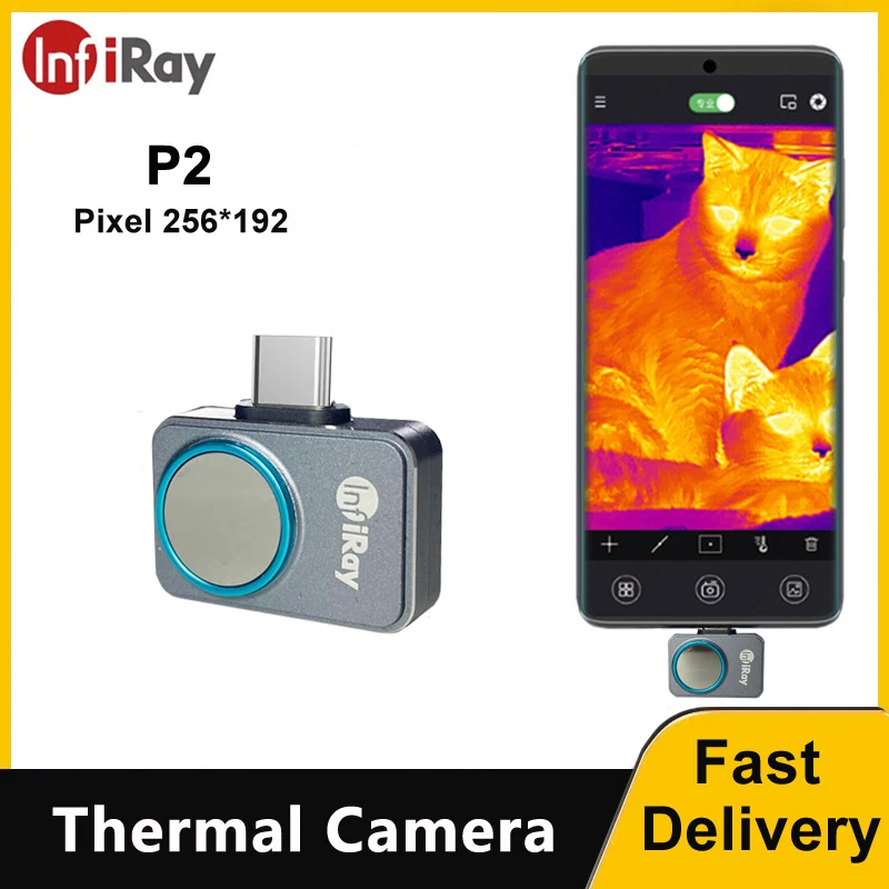 

InfiRay Infrared Thermal Camera Night Vision Xinfrared P2 Thermal Imager Heat Leak Diagnosis Thermal Sensor Thermometer