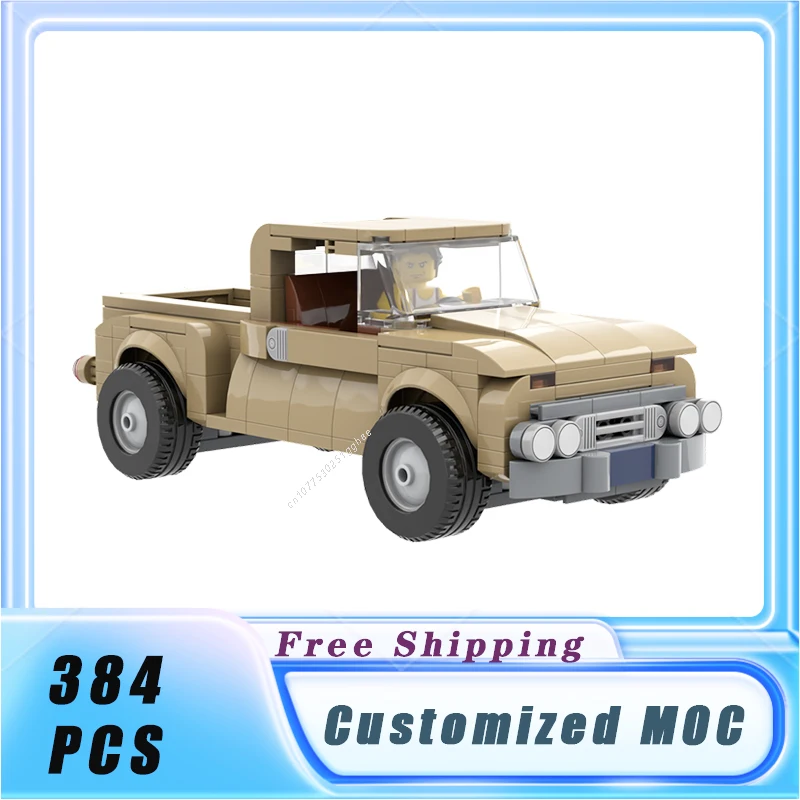 Серия городских автомобилей 1966 C1000 Пикап Строительные блоки Модель Кирпичи