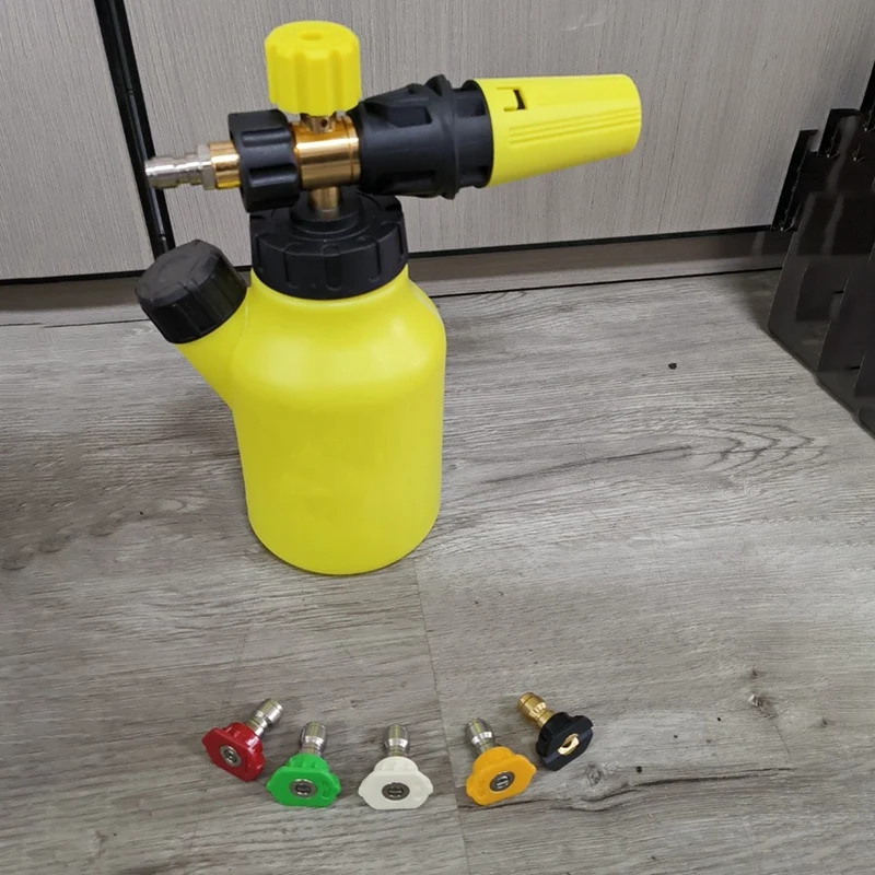 Пенопластовая пушка до 4500 фунтов на квадратный дюйм пенопластовая с 5 насадками