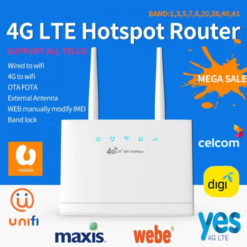 

R311 Unlocked 4G LTE 150 Mbps Mobile Wi-Fi Router 3G HuaWei CPE In Chile Venezuela, Brasil, Europe, Asia, Middle East, Africa