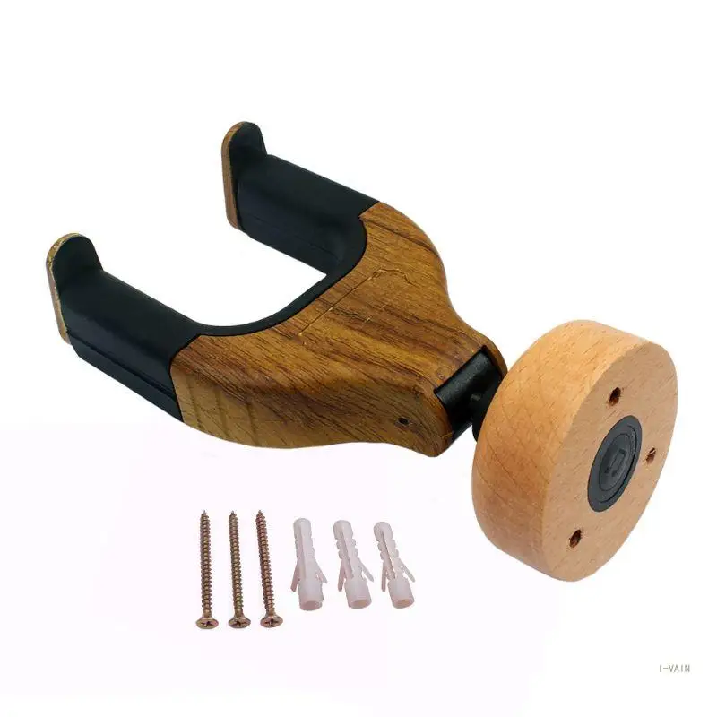 

M5TC Wall Guitar Hanger Hook Holder Keeper Auto Grip Lock for Guitar