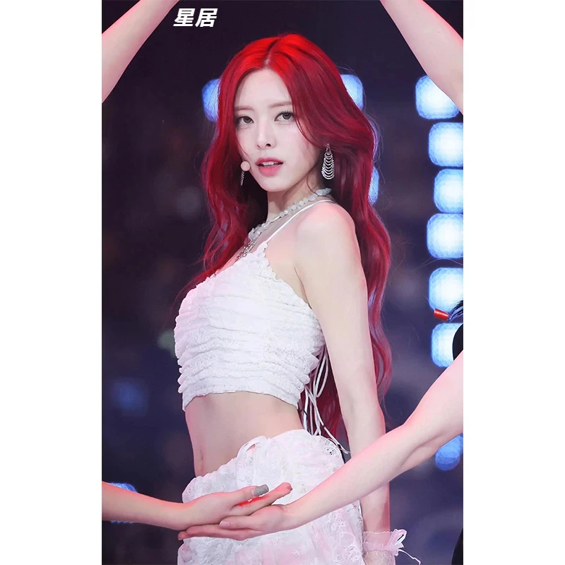 Kpop Корейская танцевальная одежда для концерта певицы Джаз Y2K белые короткие топы