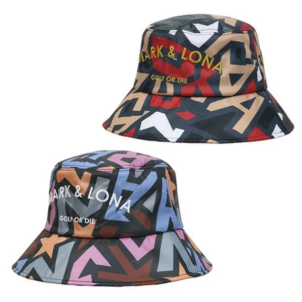 

New Marklona Digital Printed Fisherman Hat Golf Clothes Women's Sunscreen Fashion Korean Sports Outdoor Slim Golf Hat