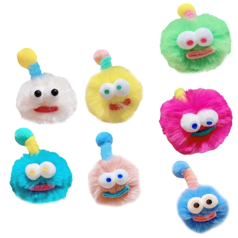 

Little Girls 3D Furry Hair Pin InsStyle Hair Clip Adult Kids Hair Accessory Dropshipping