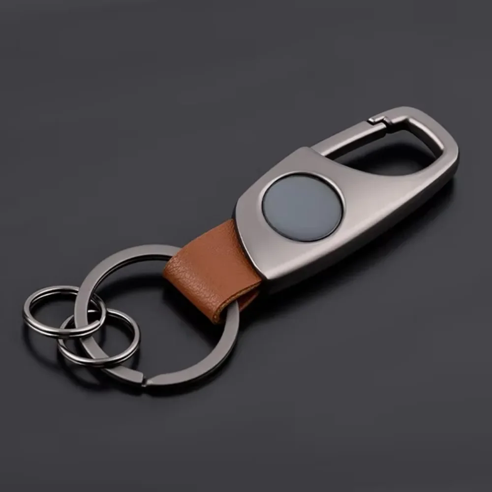 Персонализированный ретро роскошный матовый черный брелок с креативной талией