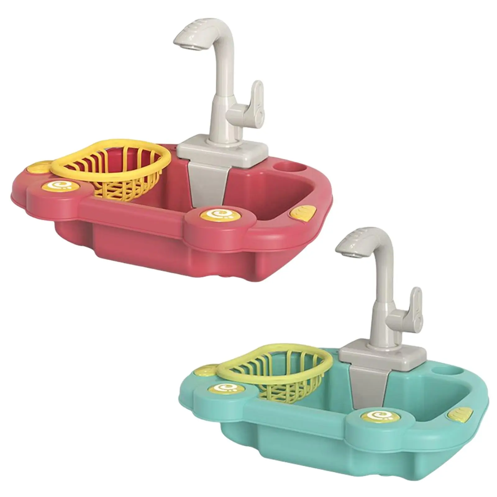 

Play Kitchen Sink Toy Running Water Kitchenware Role Playing Games Childern