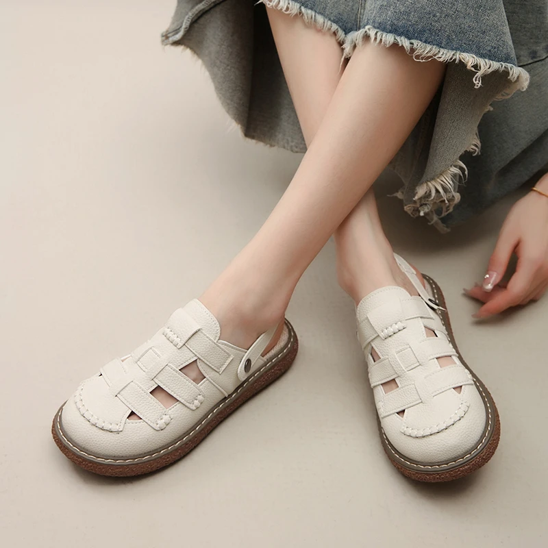 

BCEBYL 2023 Новое поступление летние модные женские сандалии с круглым носком дышащие плоские Нескользящие Спортивные Тапочки для отдыха