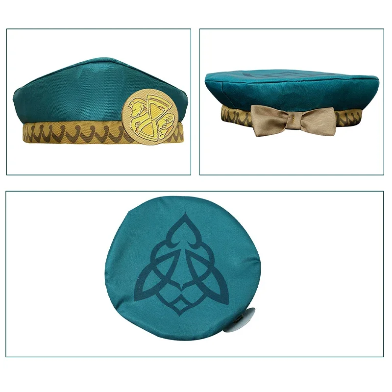 Костюм для косплея Genshin Sumeru Akademiya Униформа с шапкой костюм вечеринки Шесть