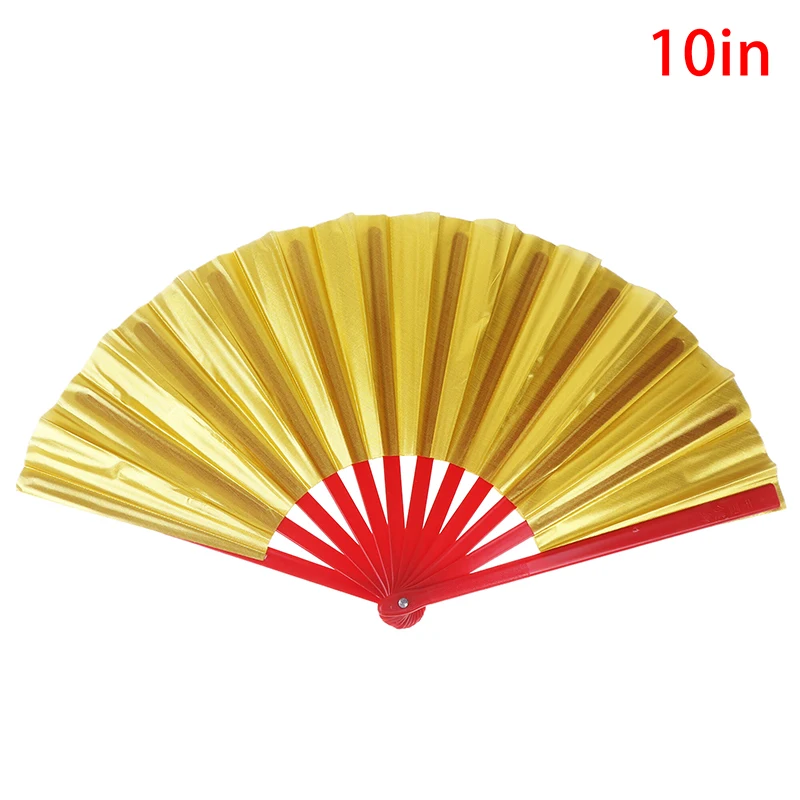 

Голографический складной веер золотой для концерта