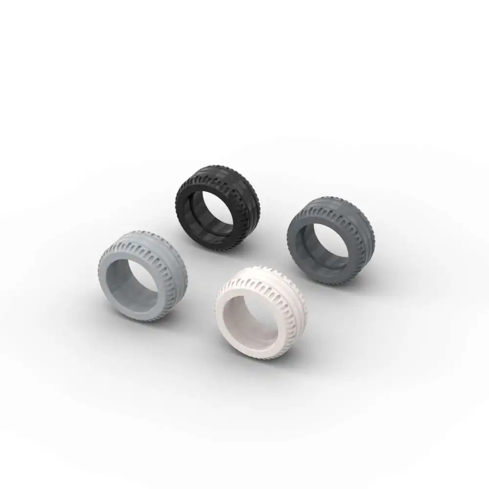 MOC 10 шт. головоломка частицы 11209 шина 21X9 9 смещение колесо Протектора Строительные