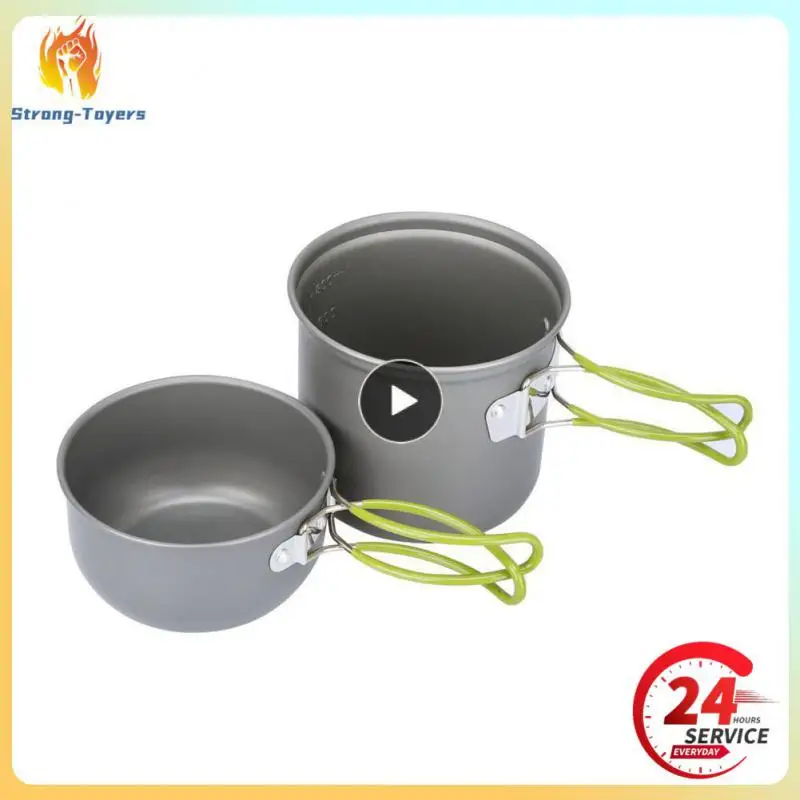 Чайник для приготовления пищи на открытом воздухе посуда пикника горшок