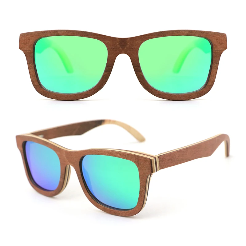 

Оптовая продажа, деревянные женские очки для мужчин, uv400, солнцезащитные очки ручной работы