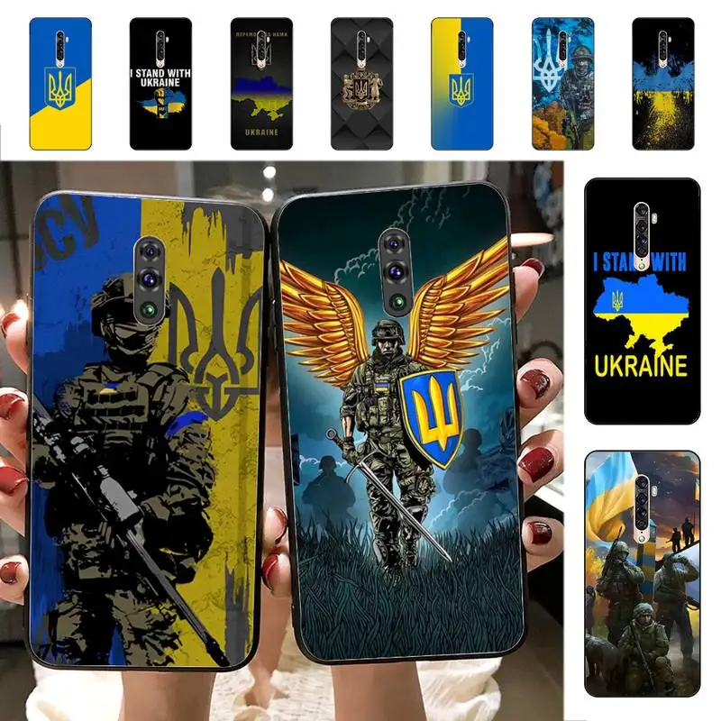 

Yinuoda Ukraine Flag Phone Case for Vivo Y91C Y11 17 19 17 67 81 Oppo A9 2020 Realme c3