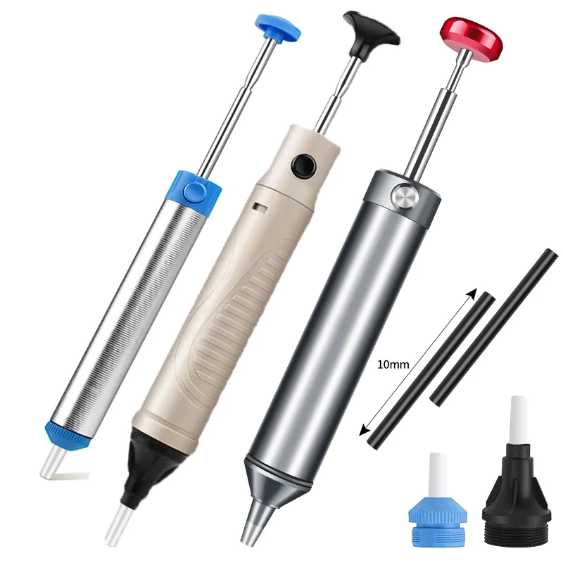 

Desoldering Tool Gun Suction Pump Suction Perfect With Vacuum Tin Strong Remover For Solder Resistant Heat No Clog Desoldering