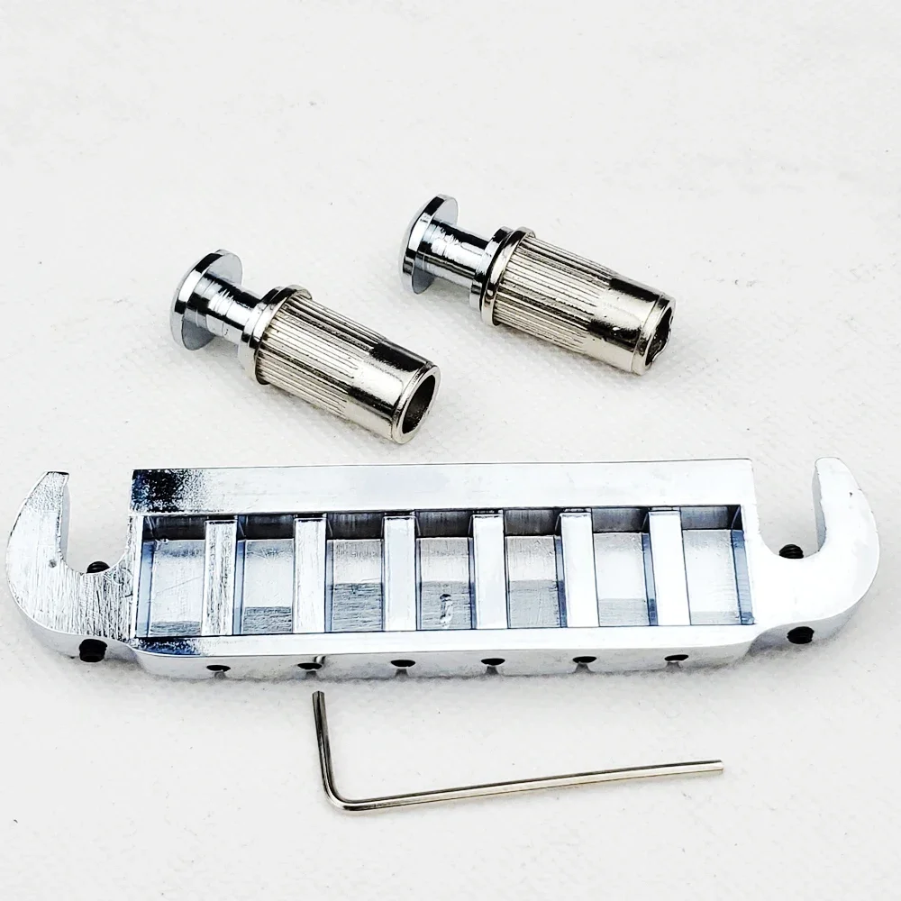 Регулируемый хвостовик Wilkinson с запахом для электрогитары LP хромированный